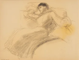 Ruhende Frau