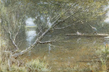 Ein Nebenarm der Themse, um 1860-1932