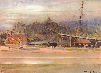 Bootsbauer-Werkstatt, Rye, 1910