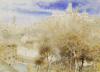 Die Fonte Branda, Siena, 1905