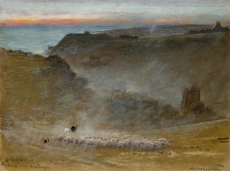 Die Hügel über Hastings, 1906