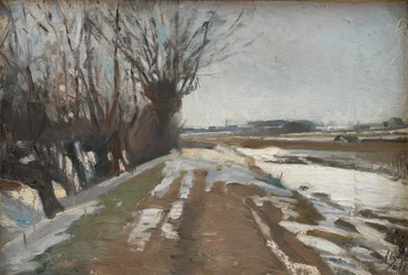Winterlandschaft. Utterslev bei Kopenhagen