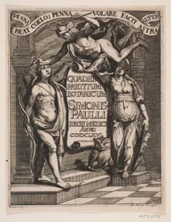 Titelblatt zu Simon Paulli, "Quadripartitum Botanicum", 1667
