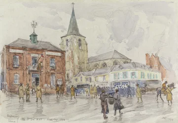 Oisemont, Hauptquartier der 3. Division, 1918