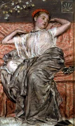 Studie einer drapierten Figur
