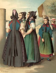 Deutsche Tracht, Baden, Simonswald-Waldkirch-Donaueschingen