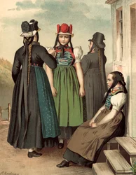 Deutsche Tracht, Baden, St. Georgen, Tennenbrunn