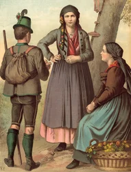 Deutsche Tracht, Österreich, Steiermark