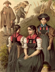 Deutsche Tracht, Tirol, Lechtal