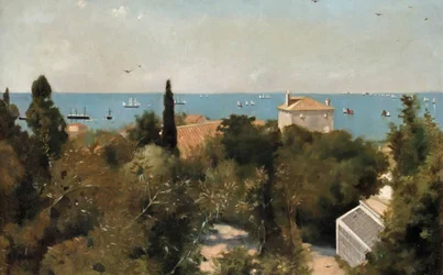 Blick auf die Küste, Triest, um 1889
