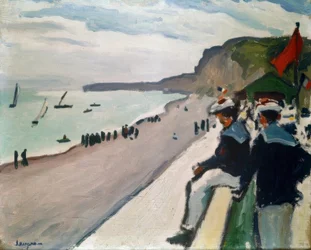 Am Strand von Fécamp