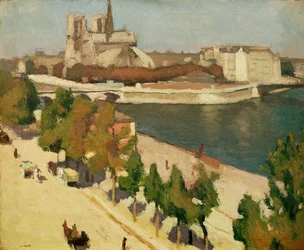 Die Apsis von Notre-Dame, Paris