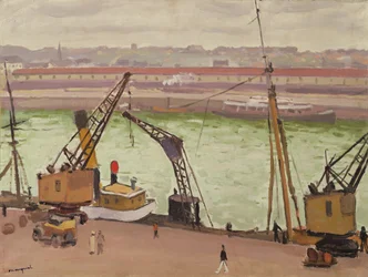Der Hafen von Boulogne-sur-Mer
