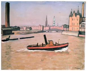 Der Hafen von Hamburg