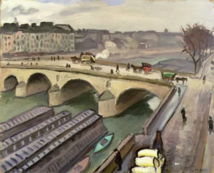 Die Seine in Paris, ca. 1907