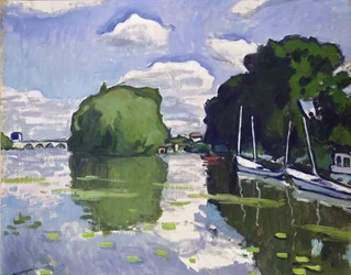 Die Seine bei Poissy