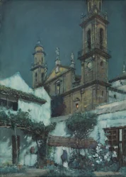 Mondlicht - ein Garten in Sevilla