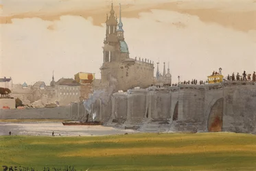 Ansicht von Dresden, 1898