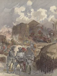 Bayard bei der Belagerung von Mézières