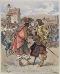 Illustration für Le Capitaine Bellormeau von und illustriert von A. Robida