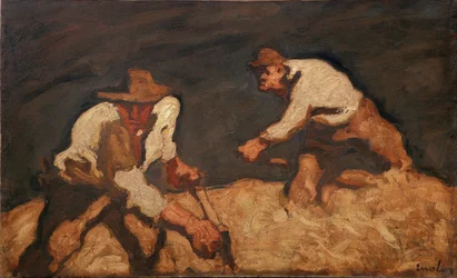 Schnitter in einem aufziehenden Sturm, 1912
