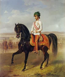 Kaiser Franz Joseph I zu Pferd