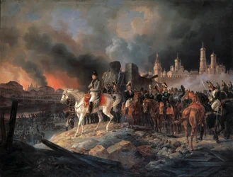 Napoleon Bonaparte in Moskau, 1840