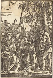 Christus ans Kreuz genagelt