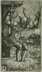 Horatius Cocles springt in den Tiber