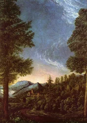 Landschaft der Donau bei Regensburg