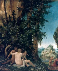 Landschaft mit Familie von Satyrn, 1507
