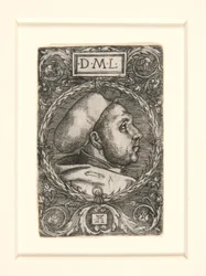 Martin Luther mit Doktorhut