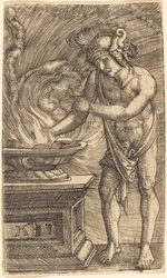 Mucius Scaevola verbrennt seine Hand