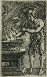 Mucius Scaevola verbrennt seine Hand
