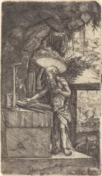 Der heilige Hieronymus beim Lesen