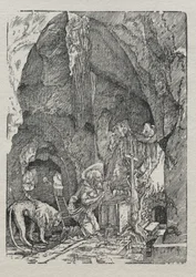 Der heilige Hieronymus in der Höhle