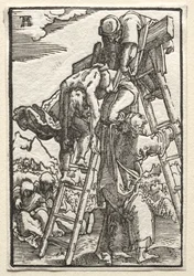 Der Fall und die Erlösung des Menschen: Abnahme vom Kreuz