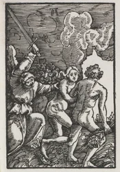 Der Fall und die Erlösung des Menschen: Die Vertreibung aus Eden, ca. 1515