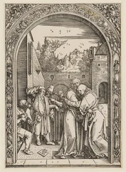Anna und Joachim unter der Goldenen Pforte