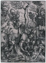 Beweinung Christi, Blatt 9 der Folge "Die Große Passion"
