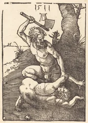 Kain tötet Abel, 1511
