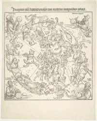 Himmelskarte des nördlichen Himmels (Imagines coeli septentrionalis)
