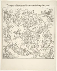Himmelskarte des nördlichen Himmels (Imagines coeli septentrionalis)
