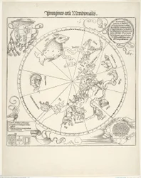 Himmelskarte des südlichen Himmels (Imagines coeli meridionalis)