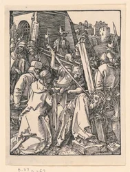 Christus trägt das Kreuz, aus der Serie Die kleine Passion