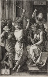Christus mit Dornen gekrönt, aus Die gravierte Passion