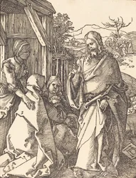 Christus nimmt Abschied von seiner Mutter, wahrscheinlich ca. 1509-1510