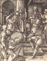 Christus vor Annas, wahrscheinlich um 1509-1510
