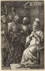 Christus vor Pilatus (aus der Kupferstichpassion)