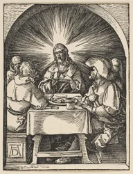 Christus in Emmaus, aus „Die Kleine Passion“